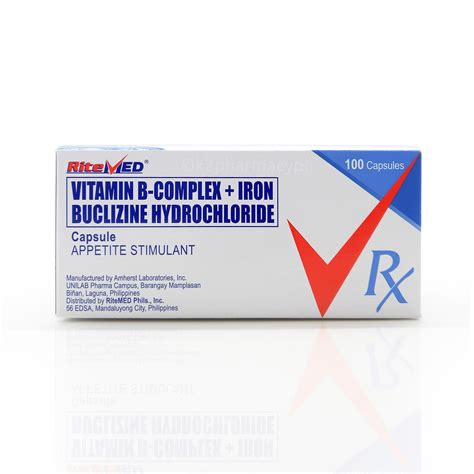 VITAMIN B COMPLEX + IRON + BUCLIZINE HCL .